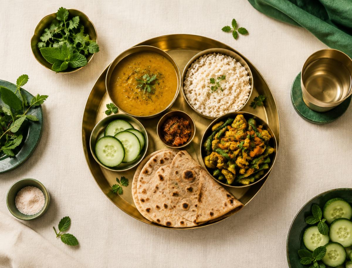 Balanced Indian meal